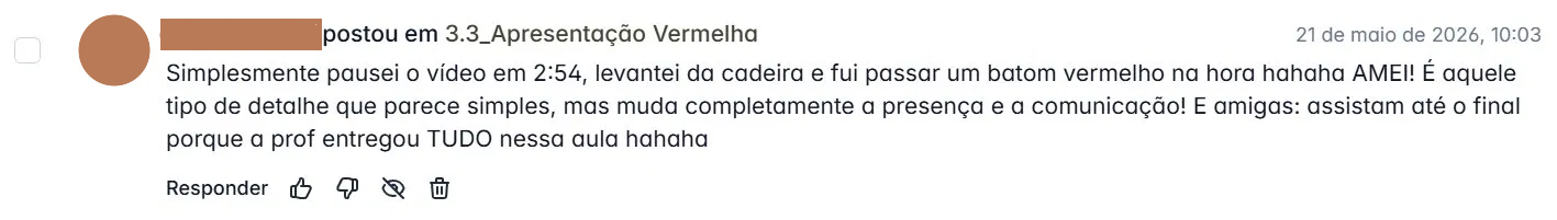 Depoimento real 8